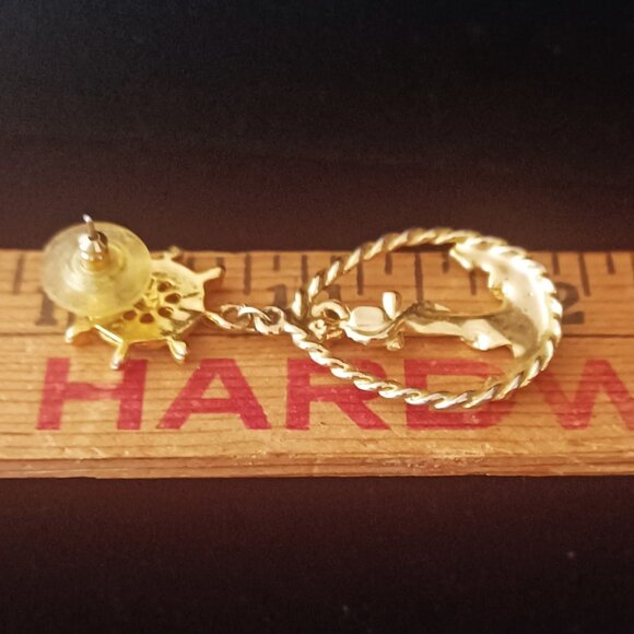 One Pair Nautical Pierced Earrings - Picture 3 of 4